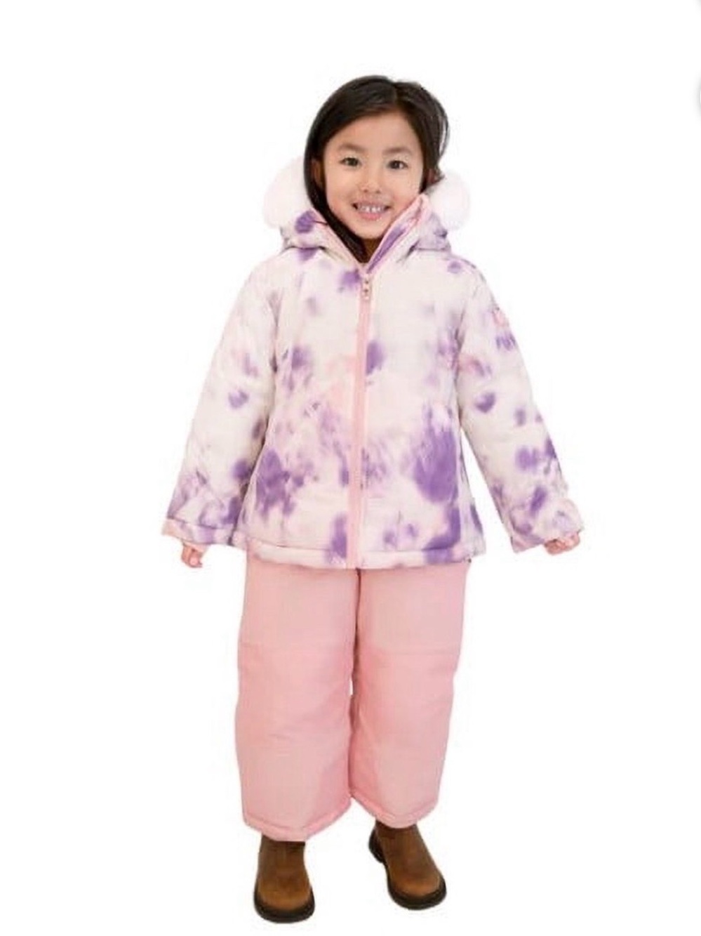 Spyder Girls 2T Pink Insulated Snow Bib Ski Pants Winter Snowsuit Overalls Set